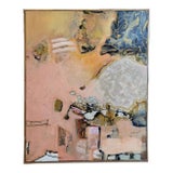 Abstract Expressionist Oil Painting on Linen, "Sugar House (Formerly Keith)" by Lynn Christian 2014 For Sale