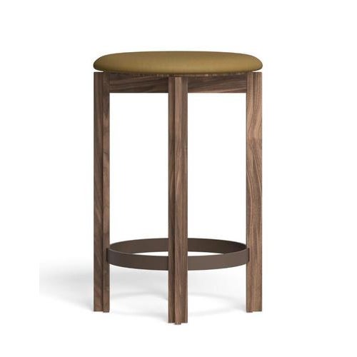 Bodil Kjaer Walnut, Principal Counter Stool For Karakter Drawing inspiration from Bodil Kjær's Principal chair from 1961,...