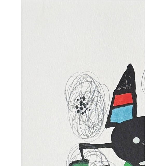 1980s Joan Miró, La Mélodie Acide, Planche III, 1980, Lithograph For Sale - Image 5 of 7