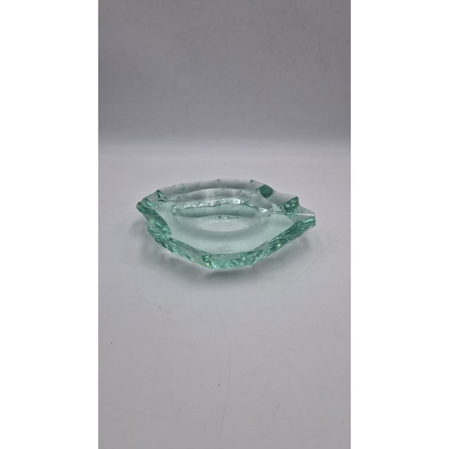 Ashtray in Chiselled Cut Crystal by Pietro Chiesa for Erwin Burger, 1950s For Sale - Image 11 of 11