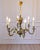 Mid 20th-Century French Bronze Chandelier with Classical Motifs For Sale - Image 4 of 11