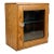 Antique Traditional Oak Doctor’s Apothecary Glass Front Cabinet For Sale
