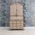 18th C. Swedish Gustavian Period Gray Painted Secretary With Library For Sale - Image 4 of 18