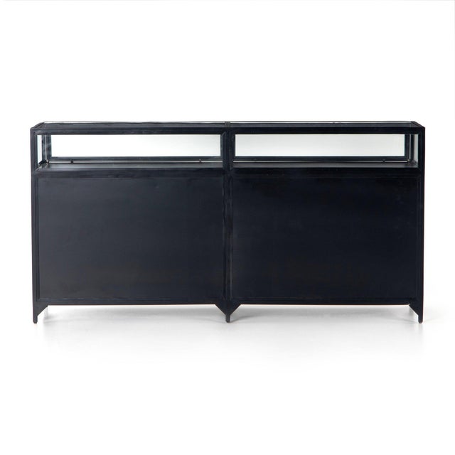 Metal Four Hands Shadow Box Sideboard - Black For Sale - Image 7 of 11