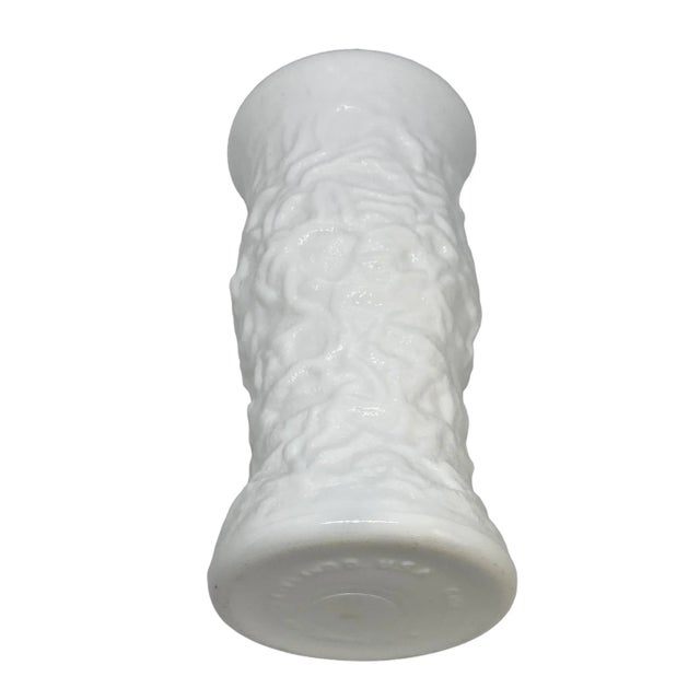 1960’s E. O. Brody Co. Cleveland Ohio Milk Glass Vase With Vine Design For Sale In Washington DC - Image 6 of 13