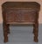 Wood Burmese Hand-Carved Peacock Sewing Table or Cupboard with Open Top, 1880s For Sale - Image 7 of 18