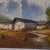 Signed Monti "Hillside Houses" Oil on Canvas For Sale - Image 4 of 14
