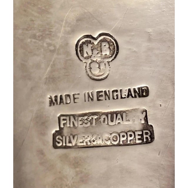 Stunning 1930’s English Nayler Brothers &Sons SilverPlated Shell Form Claw Feet 9.5”x9” For Sale - Image 10 of 10