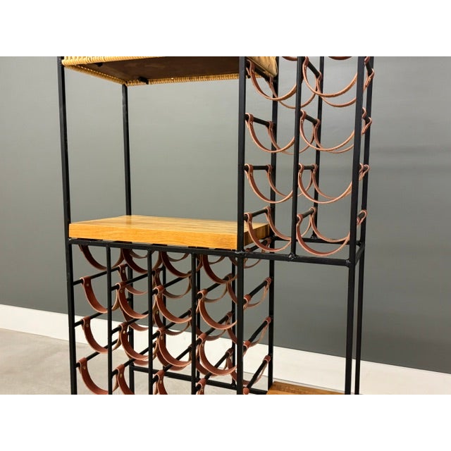 1960s Arthur Umanoff 40 Bottle Wine Rack For Sale In Boston - Image 6 of 10