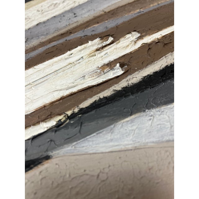 Late 20th Century Large Abstract Painting | Signed Anderson For Sale - Image 5 of 10