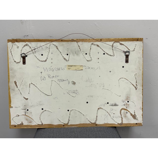 Robert Bagnasco Murray Las Mascaras Original Mixed Media, Circa 2001 For Sale - Image 12 of 12
