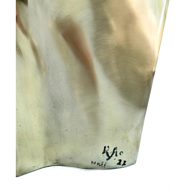 Ryszard Piotrowski, She, Brass Sculpture, 2022 For Sale - Image 4 of 5