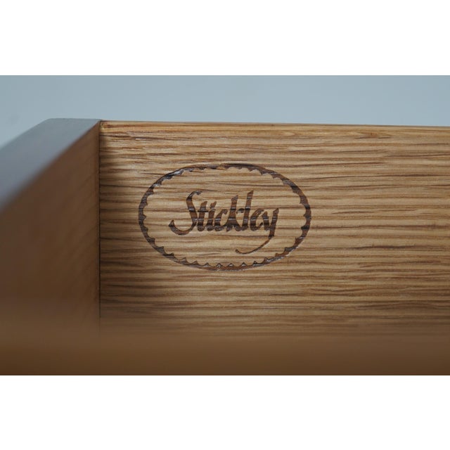 Stickley Modern Arts & Crafts Cherry High Chest For Sale - Image 12 of 13