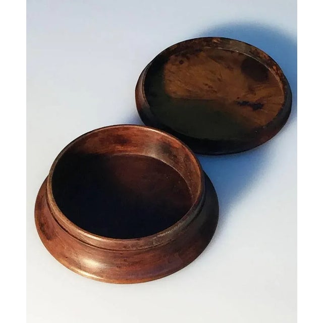 18th Century Walnut Wooden Snuffbox For Sale - Image 6 of 7