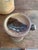 Handbuilt Textured Ceramic Vase: Green Brown Glaze Studio Pottery Sculpture For Sale - Image 10 of 12