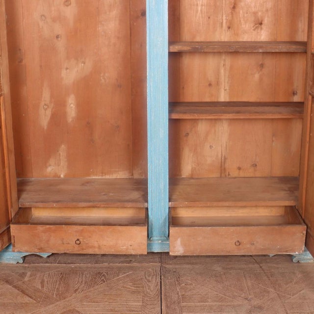 Early 19th Century Italian Painted Wardrobe For Sale - Image 12 of 13
