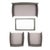 2020s Abdul 4-Piece Living Set, Grey/Grey Cushion For Sale - Image 5 of 8