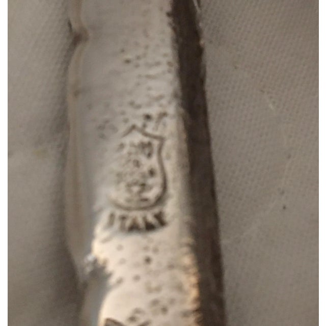 Metal Vintage Italian Silverplate Covered Serving Dish For Sale - Image 7 of 8