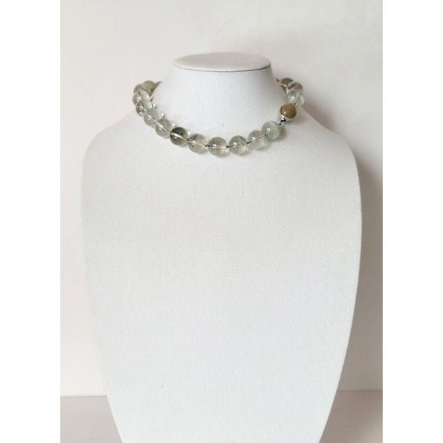 Phantom Quartz Knotted Necklace For Sale In Cleveland - Image 6 of 11