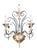 Collection Dubai Wall Lamp in Metal and Crystal by Jago For Sale