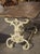 Antique French Painted Cast Iron and Oak Table From Alsace, Circa 1900 For Sale - Image 15 of 18