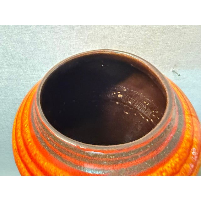 Vintage Fat Lava Floor Vase from Scheurich, 1970s For Sale - Image 14 of 18