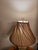 Vintage Chinoiserie Hexagonal Reverse-Painted Glass & Brass Table Lamp For Sale - Image 14 of 15
