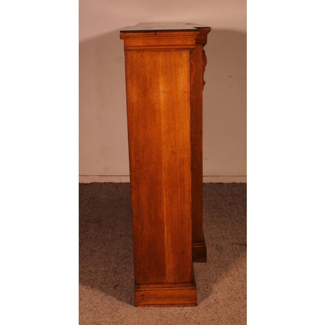 Antique Open Bookcase in Light Oak, 1800s For Sale - Image 8 of 13