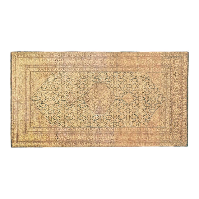 1920 Antique Persian Malayer Oriental Rug, in Room Size, W/ Herati Design For Sale