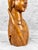 Brown Mid-Century Carved Wood Ethnic Women Bust Sculpture For Sale - Image 8 of 9