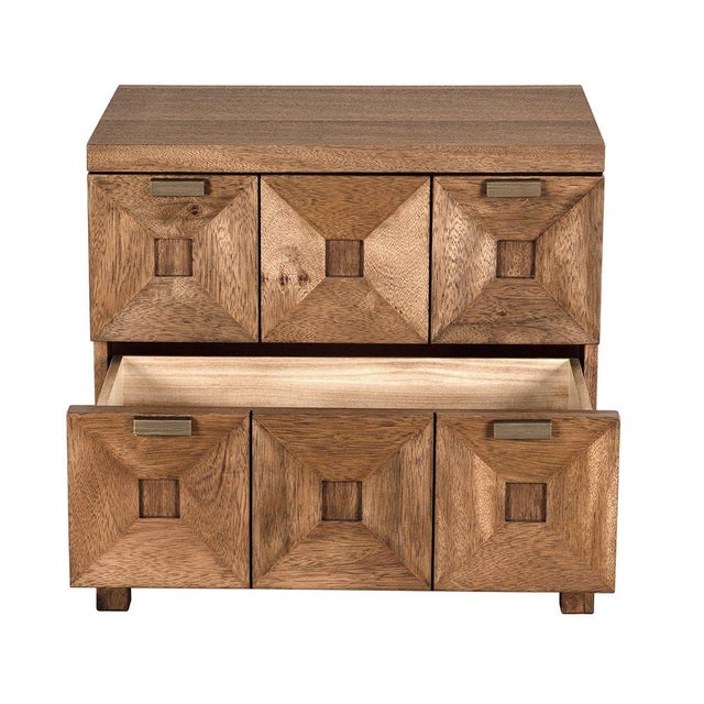 Brown NOIR Musashi 2 Drawer, Small, Dark Walnut For Sale - Image 8 of 10