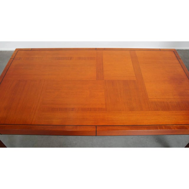Wood Art Deco Dining Table by Schuitema For Sale - Image 7 of 15