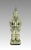 Large Celadon Green Crackle Glaze Angel Figure, Kneeling Tappanom (Thailand) For Sale - Image 9 of 12