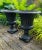 Traditional 1940s Cast Vintage Iron Classical Garden Urns Planters- a Pair For Sale - Image 3 of 6