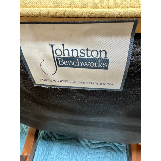 Johnston Benchworks Wingback Chairs - A Pair For Sale - Image 10 of 11
