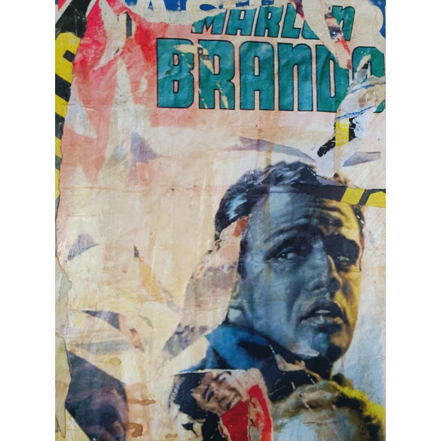 After Mimmo Rotella, The Waterfront, Print and Collage on Paper, 1970s For Sale - Image 3 of 7