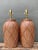Metal Vintage Textured Ceramic Lamps - A Pair For Sale - Image 7 of 12