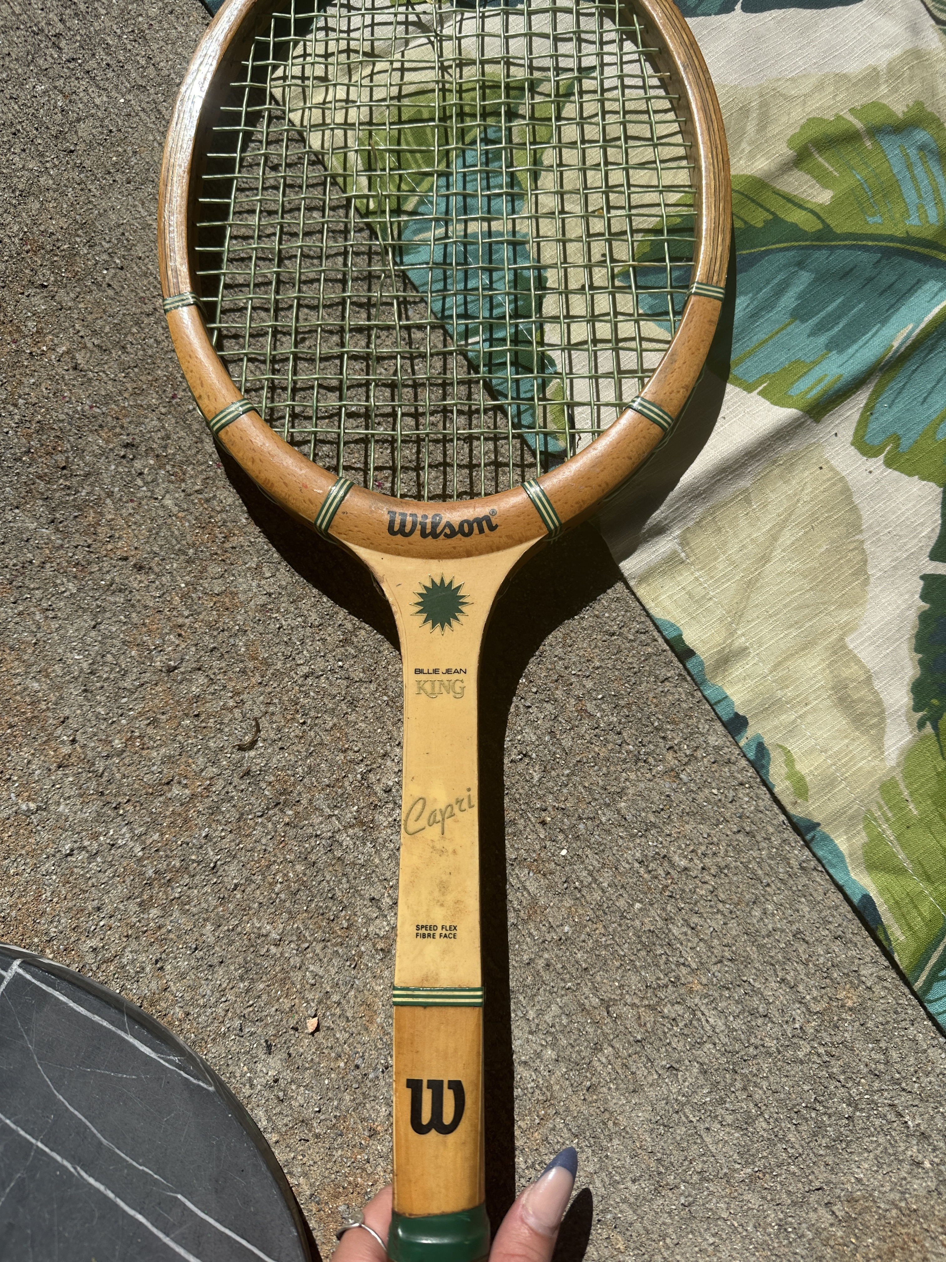 Vintage Collection of Wilson Tennis Rackets and Guard Add Photos
