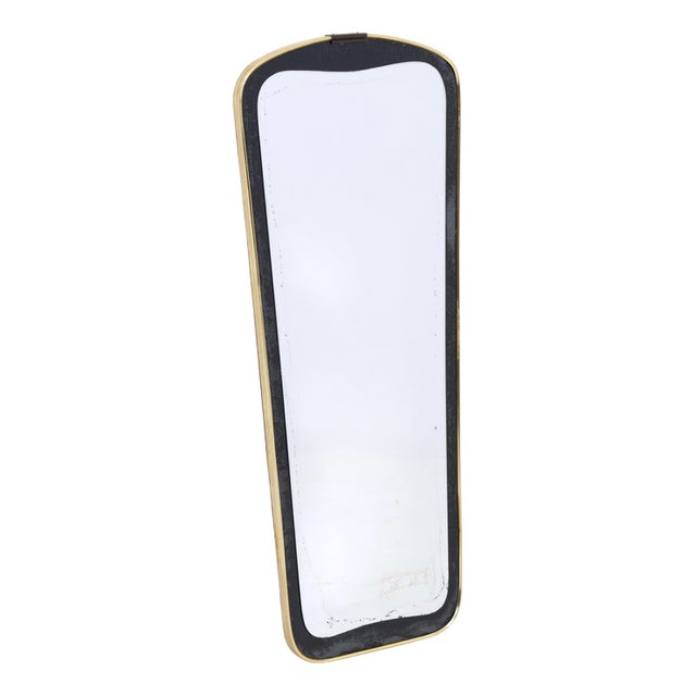 Mid-Century Wooden Hanging Mirror, 1960s For Sale