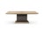 Modern Greg Sheres Style Oak and Bronze Extension Dining Table For Sale In Savannah - Image 6 of 6