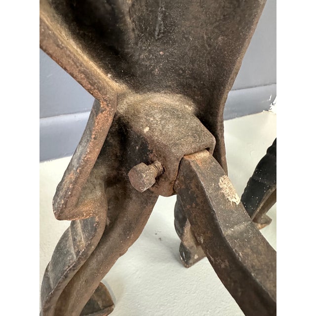 Pair of 19th Century Hessian Soldiers Antique Andirons For Sale In Philadelphia - Image 6 of 6
