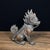 Bronze Qilin Statue - Chinese Mythical Beast Sculpture With Flame Mane For Sale - Image 4 of 9