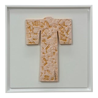 One of a Kind Japanese Kimono Ceramic Sculpture For Sale