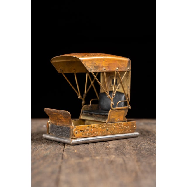 Brown 1890s A. F. Buchanan & Sons Brass and Oilcloth Salesman’s Sample For Sale - Image 8 of 16