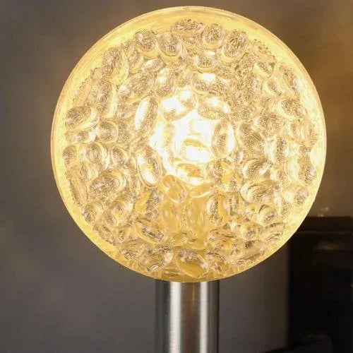 Vintage Wall Lamps in Aluminium, Metal and Glass, 1960s, Set of 2 For Sale - Image 3 of 7