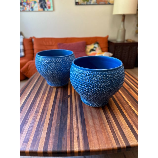 Mid-Century Modern Vintage David Cressey Pro/Artisan "Cheerio" Planter Vessels for Architectural Pottery - A Pair For Sale - Image 3 of 9