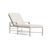 Brown Jordan Venetian Adjustable Chaise Lounge, Dove frame with Fusion Natural fabric For Sale - Image 12 of 12