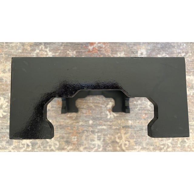 1970s Hollywood Regency-Chinoisorie Solid Brass Campaign Chest For Sale - Image 10 of 14