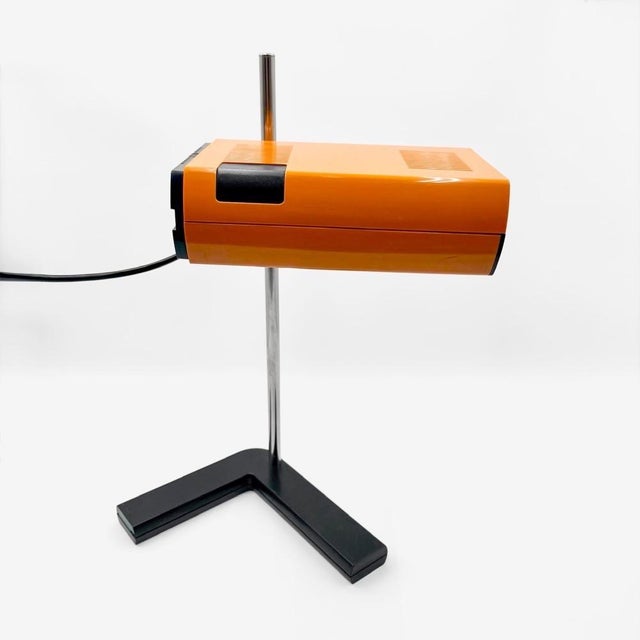 Orange Manade Lamp by Jean René Talopp for Samp, 1970s For Sale - Image 11 of 15