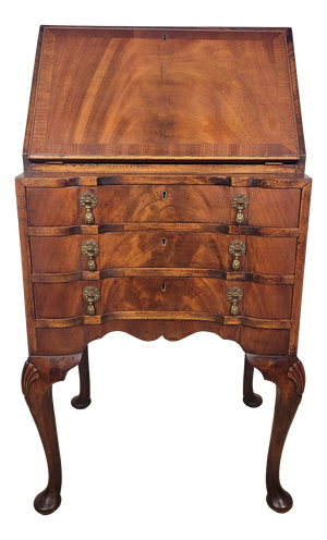 Queen Anne Walnut Ladies Writing Desk, 1920s